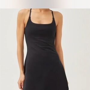 Outdoor Voices black athleisure dress LBD